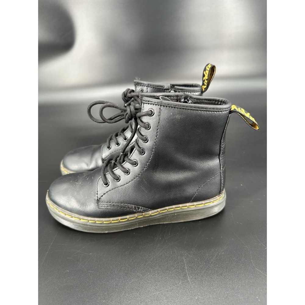 Doc Dr. Martens Zavala J Combat Boots Women's Sz 3 US EU 34 Black Girls Youth - Picture 4 of 11